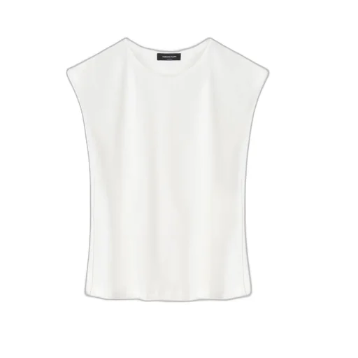 Beaded-Trim Crewneck Blouse