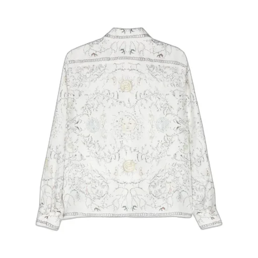 Lapel Satin Shirt