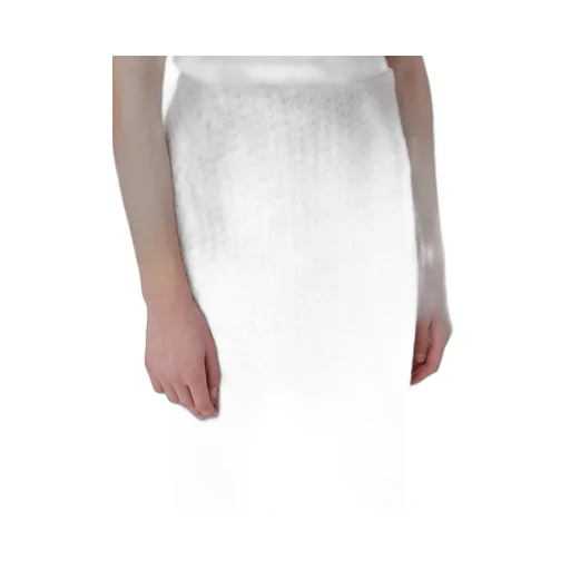Open-Knit Midi Skirt