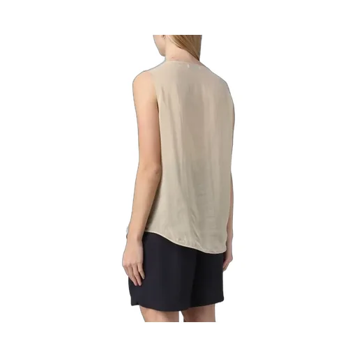 Sleeveless Vest With Round Neck