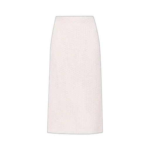 Open-Knit Midi Skirt