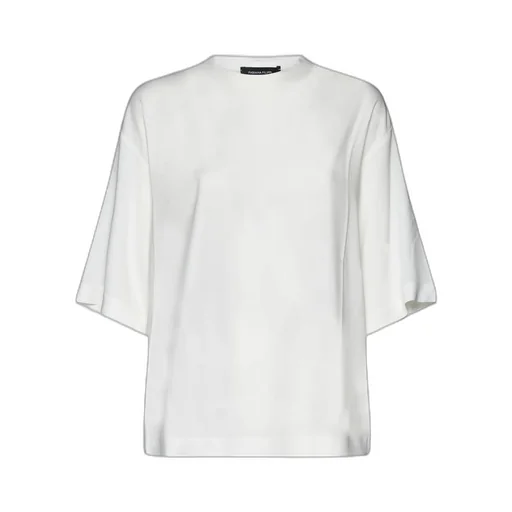 Chiffon-Crepe T-Shirt