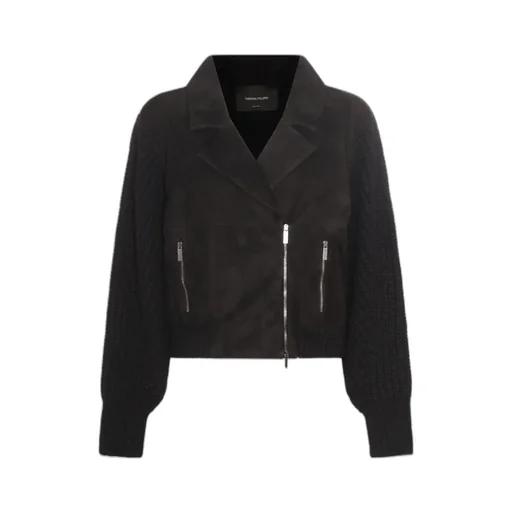 Panelled Zipped Jacket