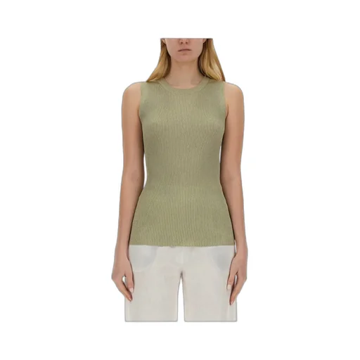 Crewneck Ribbed Tank Top