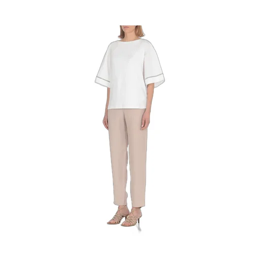 Drawstring Waist Casual Trousers