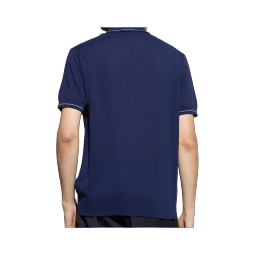 Pegaso Embroidered Knitted Polo Shirt