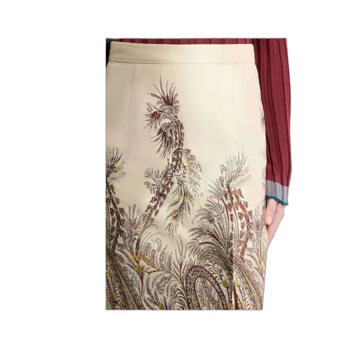 Paisley Jacquard Skirt
