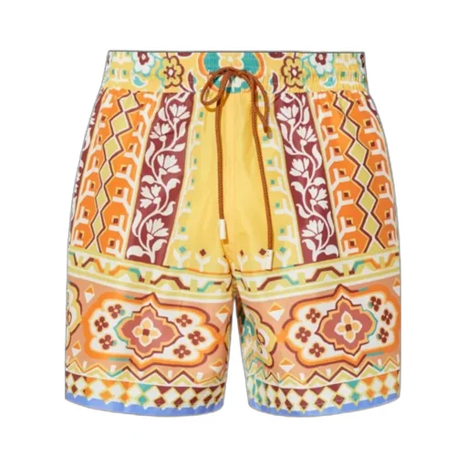 Elastic Waist Swimming Trunks