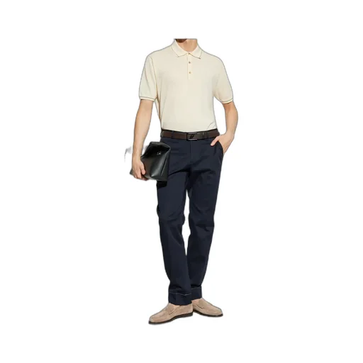 Pegaso Embroidered Knitted Polo Shirt
