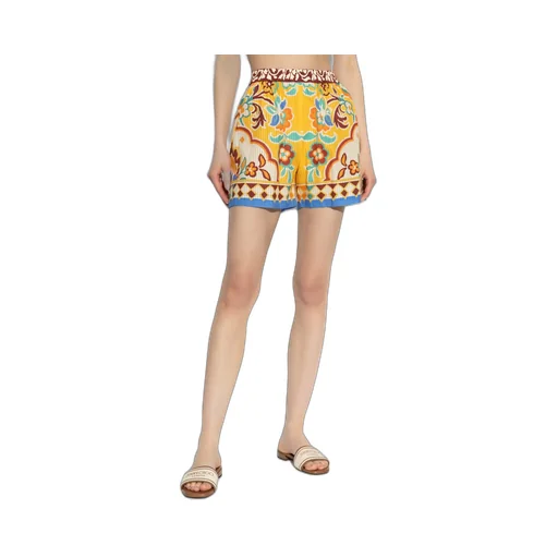 Paisley Patterned Shorts