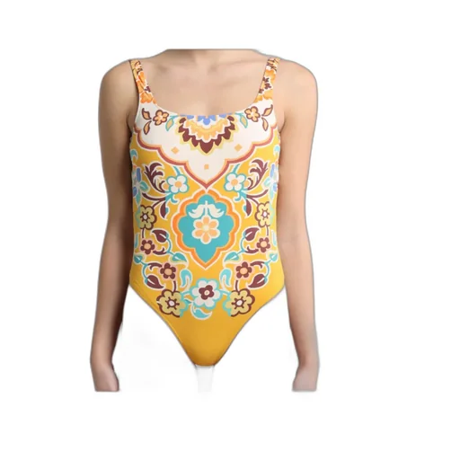 Floral Printed One-Piece Swimsuit