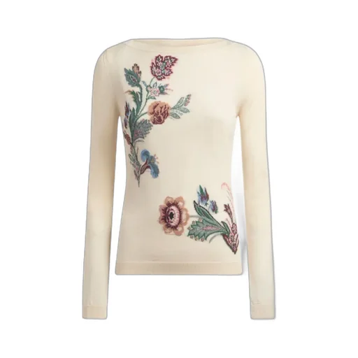 Wool-Blend Jacquard Sweater