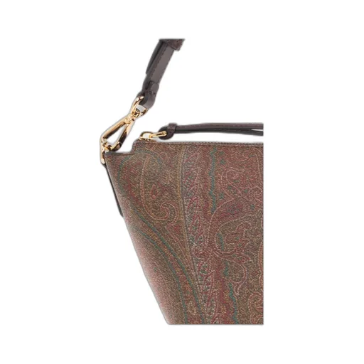 Paisley Printed Zipped Shoulder Bag