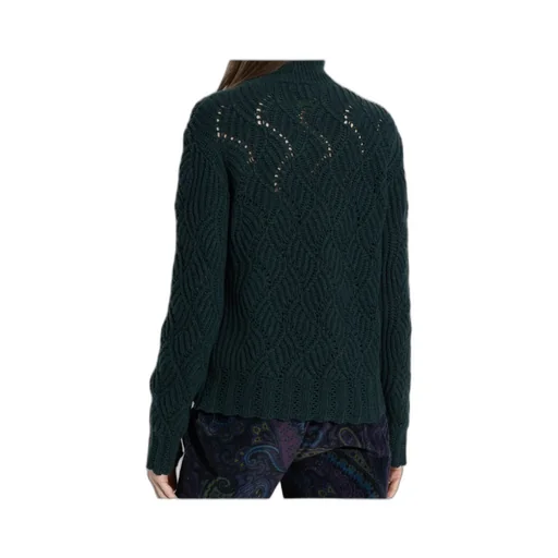 Long Sleeved Turtleneck Knitted Jumper