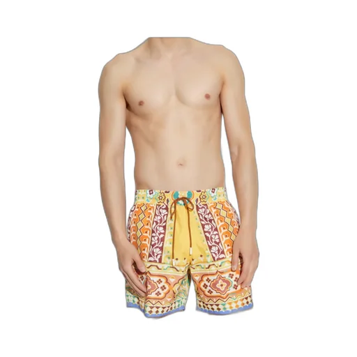 Elastic Waist Swimming Trunks