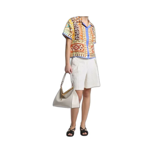 Floral Printed Bowling Shirt