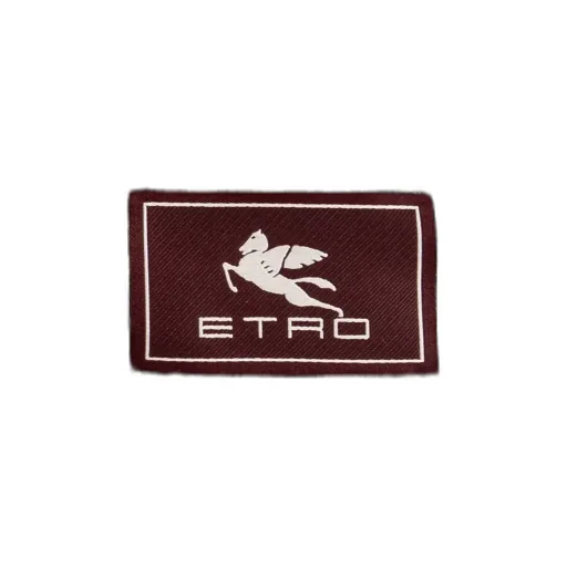 Logo Patch Frayed Edge Scarf