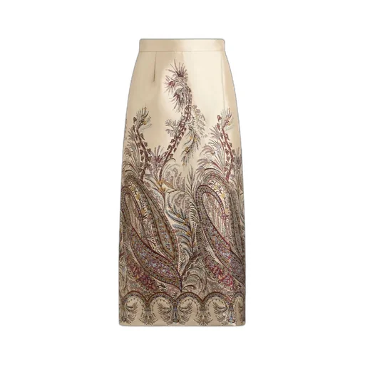Paisley Jacquard Skirt