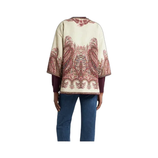 Floral Paisley Poncho