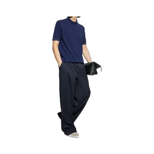 Pegaso Embroidered Knitted Polo Shirt
