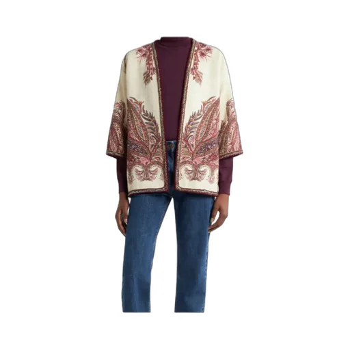 Floral Paisley Poncho