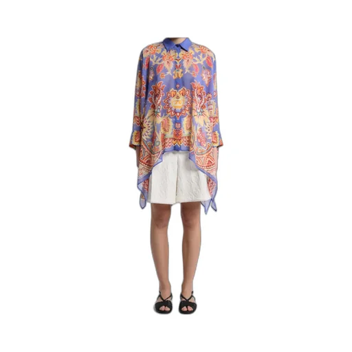 Floral Printed Poncho