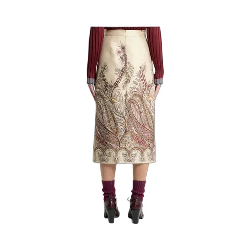 Paisley Jacquard Skirt