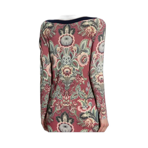 Floral Printed Knitted Jumper