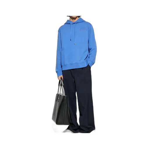 Pegaso Embroidered Drawstring Hoodie