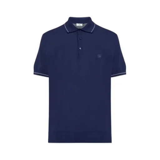 Pegaso Embroidered Knitted Polo Shirt
