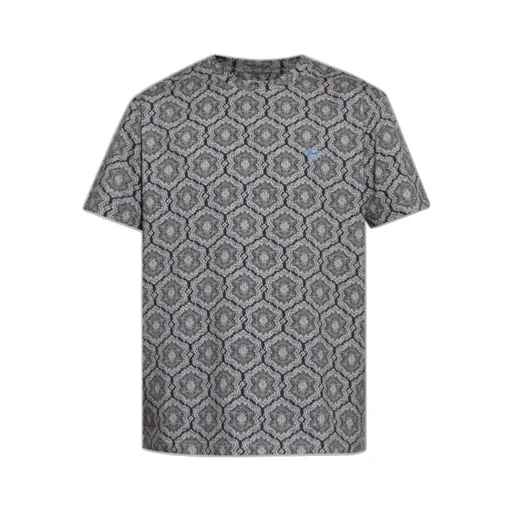 Patterned Crewneck T-Shirt