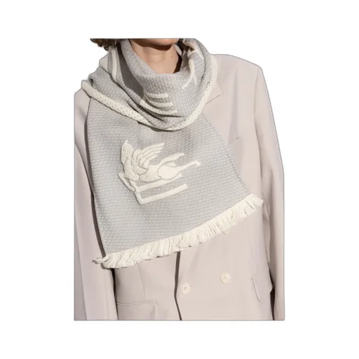 Pegaso Embroidered Scarf