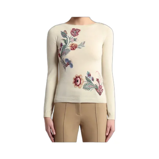 Wool-Blend Jacquard Sweater