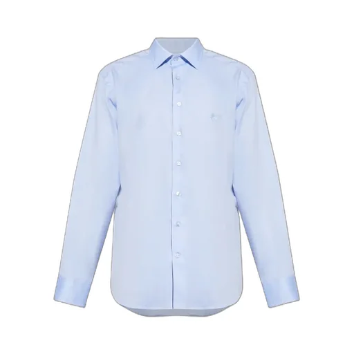 Logo Embroidered Long-Sleeved Shirt
