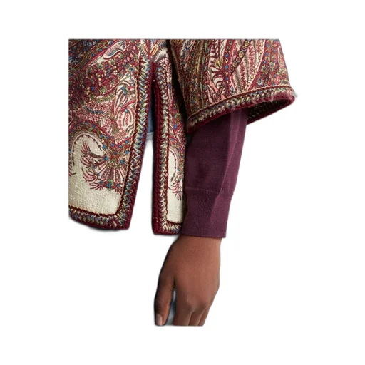Floral Paisley Poncho