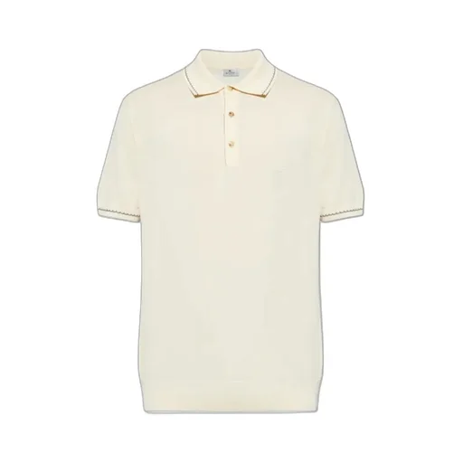 Pegaso Embroidered Knitted Polo Shirt