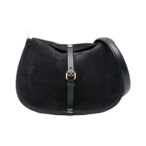 Suede Crossbody Bag