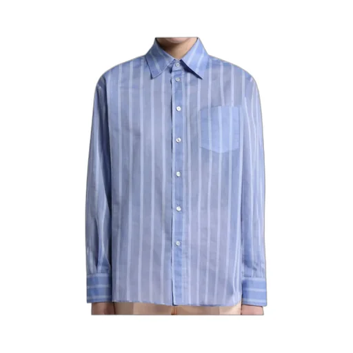 Graphic Printed Striped Shirt