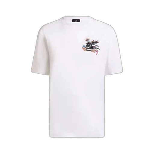 Pegaso Printed Crewneck T-Shirt