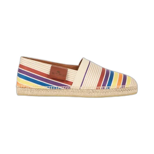 Striped Slip-On Espadrilles