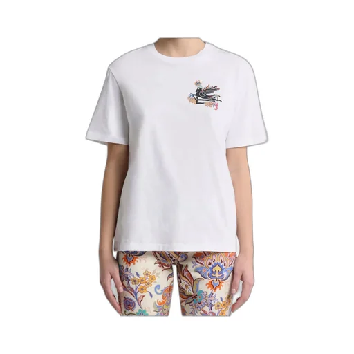Pegaso Printed Crewneck T-Shirt