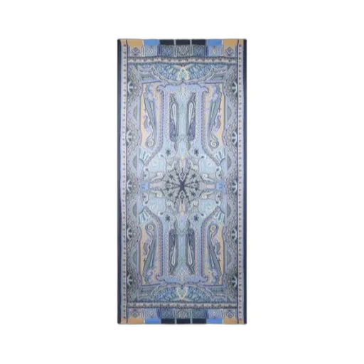Paisley Printed Frayed-Edge Scarf
