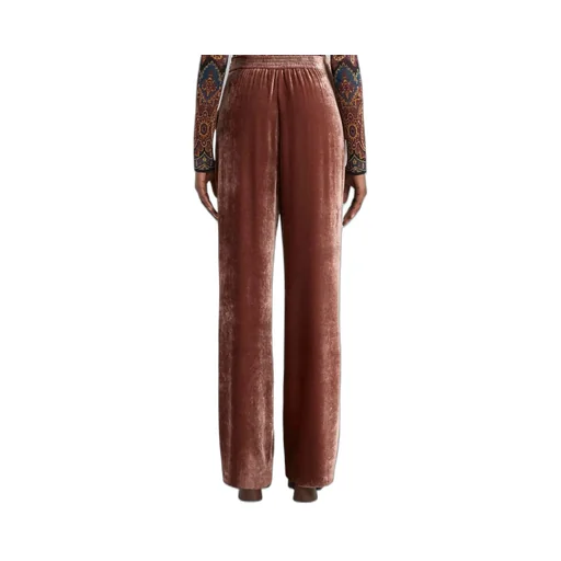 Velvet Palazzo Trousers