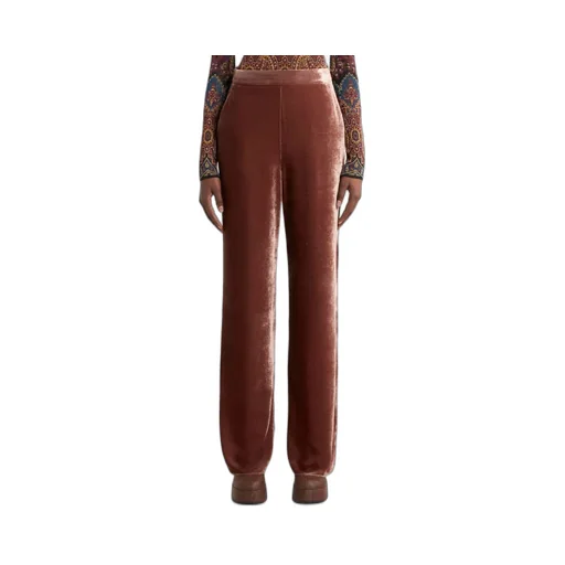 Velvet Palazzo Trousers