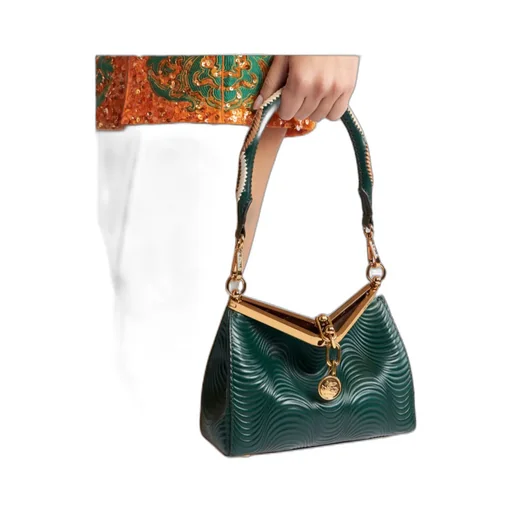 Small Vela Bag With Wavy Motif
