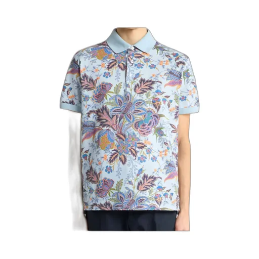 Cotton Polo Shirt With Print