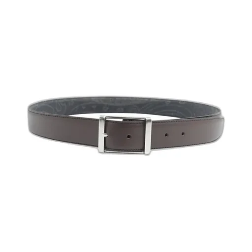 Paisley Jacquard Reversible Buckle Belt