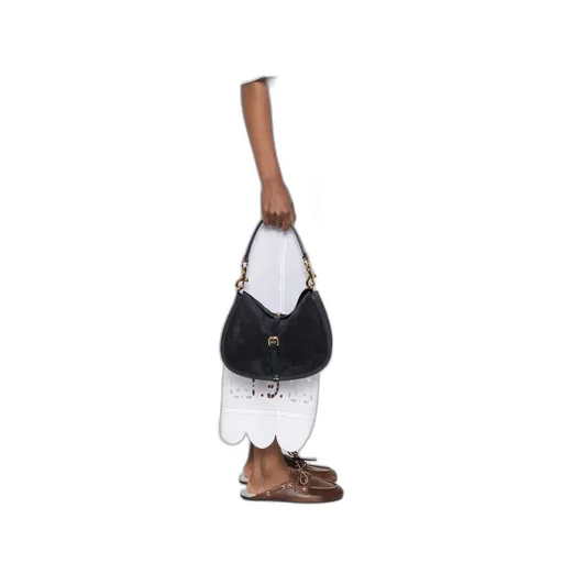Suede Crossbody Bag