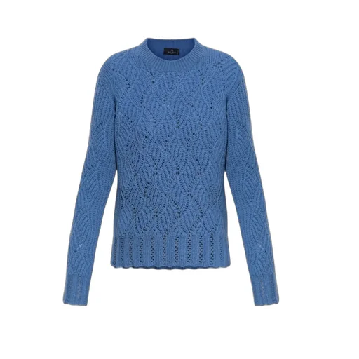 Long Sleeved Crewneck Knitted Jumper