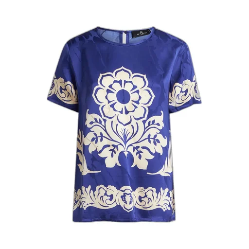 Floral Printed Crewneck T-Shirt